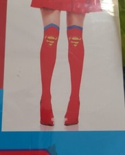 M/L Supergirl ADULT Tights Costume Cosplay DC Comics Superman