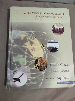 Operations Management for Competitive Advantage Hardcover Richard