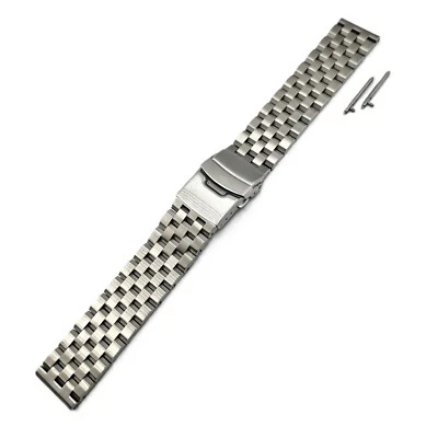 ONE MORE STRAP Cinturino in acciao Full inox 304L Pilot Orologio 20mm 22mm Bracciale a Vite