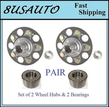 REAR Wheel Hub & Bearing Fit HONDA CR-V EX 2002-2006 (PAIR)