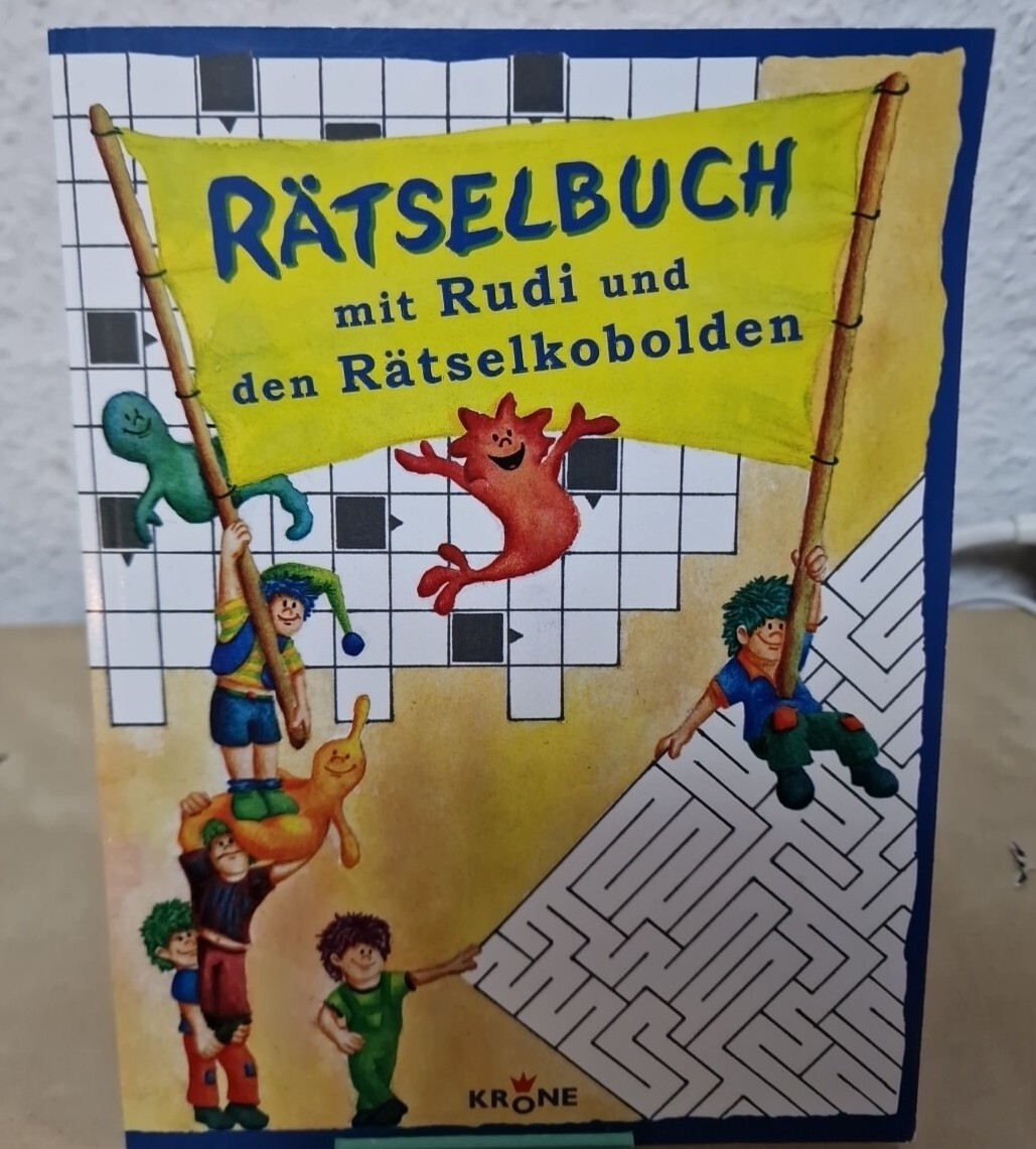 Thumbnail - 6682 Rätselbuch Mit Rudi Und Den Rätselkobolden, Krone Verlag