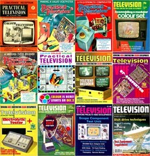 590 Practical Television Magazine's - *1950-1999* - (DVD) - Electronics Wireless