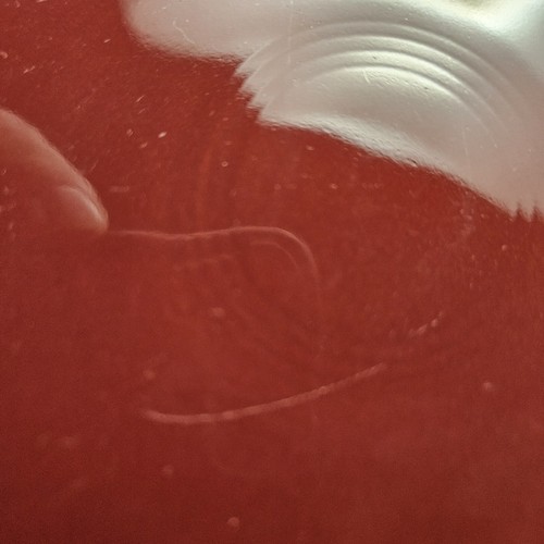 Fiesta Fiestaware Cinnabar Bread Tray Retired Oval Utility Serving Tray maroon - Picture 7 of 11