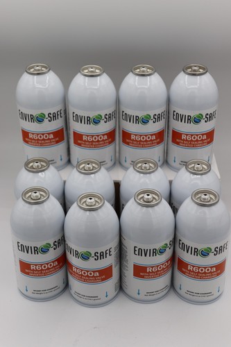 Enviro-Safe R-600a Refrigerant with 7/16" Self Sealing K28 6 oz Case/12 w/tap - Picture 2 of 5