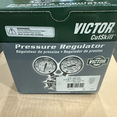 #ad Victor Welding 0781 2725 HRF 1480 320 Flow Meter Pressure Regulator 5KJ74 NEW $69.00