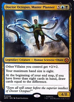 Doctor Octopus, Master Planner Non- Foil M Marvel's Spider-Man 128 NM