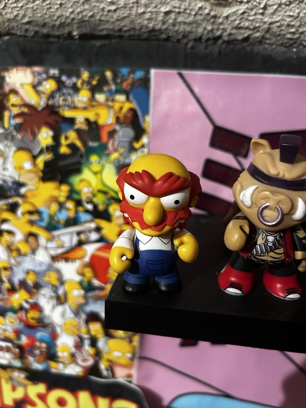 Kidrobot The Simpsons Groundskeeper Willie Vinyl Figure, Vinyl Collectible