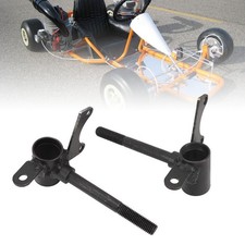Pair of 10mm Front Wheel Steering Knuckle Spindle for Up to 110 Go Kart Quad
