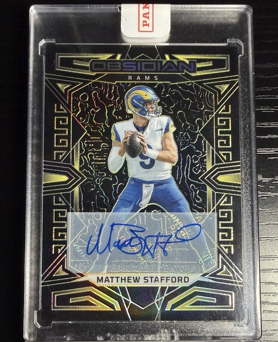 Matthew Stafford Autographed Football Sports Trading Cards