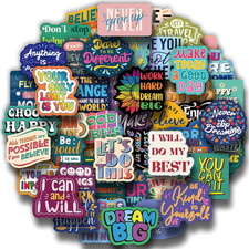 200PCS Motivational Stickers, Inspirational Positive Affirmation Stickers for Te