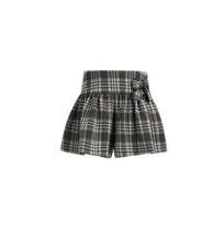 Checkered Chic Viscose Skorts For Girls Girls Shorts For 3-14 Yrs