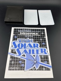 Tron Solar Sailer - Intellivision - w/ Manual & Two Overlays - Tested & Works