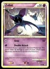 Zubat 70/95 HGSS Unleashed Pokemon TCG LP