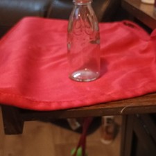 2 oz Clear Glass Mini Bottle, Small Size with Brown Screw Cap