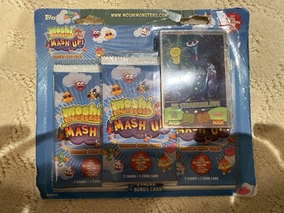 ULTRA RARE Moshi Monster Mash Up Hanger With 3x Packs + Foil Bonus Trading Card