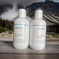 Lot of 2 Proactiv Re-Texturizing Toners salicylic acid Acne Exp 3/26 NEW SEALED