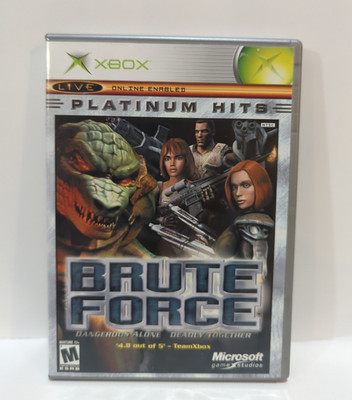 Brute Force (Microsoft Xbox, 2003)  CIB, Complete, and tested.