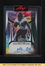 2023 Leaf Metal 1/1 Mohamed Ibrahim #BA-MI1 Auto READ qf8