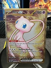 Mew ex 205/165 metallo oro segreto raro quasi nuovo holo 