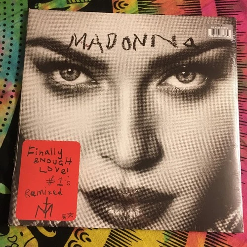 MADONNA FINALLY ENOUGH GREATEST HITS REMIXED SILVER VINYL 2LP RECORD NEW SEALED