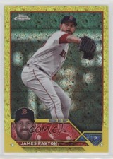2023 Topps Chrome Update Yellow Mini-Diamond Refractor 38/75 James Paxton x2o