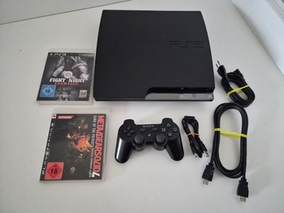 PS3 Slim 250GB CECH-2004B CFW Fähig Mit Zubehörpaket