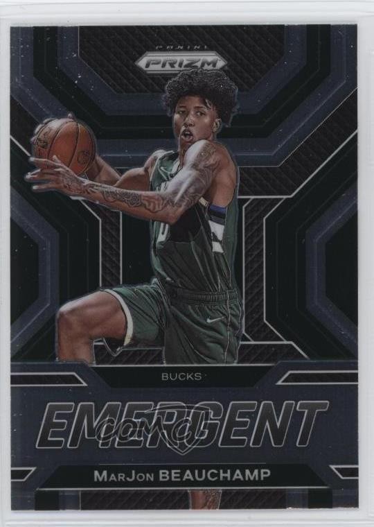 2022-23 Panini Prizm Emergent MarJon Beauchamp #3 Rookie RC