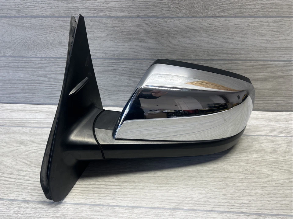 Espejo retrovisor lateral del conductor cromado térmico Toyota Tundra LH 2014-2021 87940-0C490 FABRICANTE DE EQUIPOS ORIGINALES Foto 2 de 4