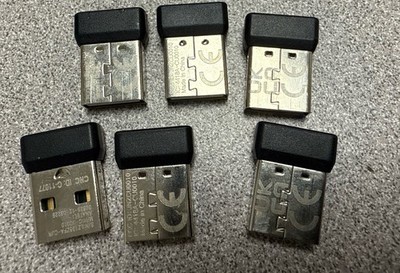 6x Genuine OEM Logitech Nano Receiver USB Dongle (C-U0010)
