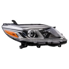 TRQ Passenger Side Headlight Assembly Halogen Compatible with 2015-2020 Toyot...