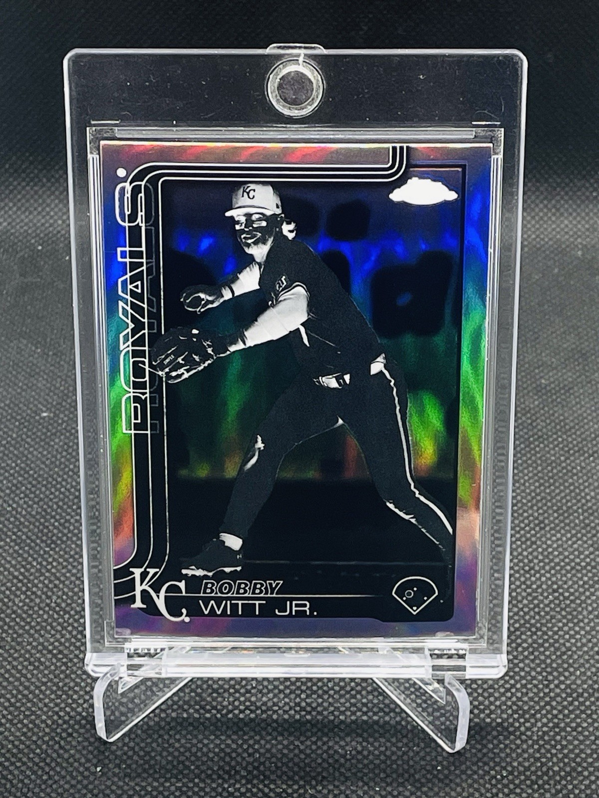 2025 Topps Chrome Bobby Witt Jr. Negative Refractor #93 Kansas City Royals