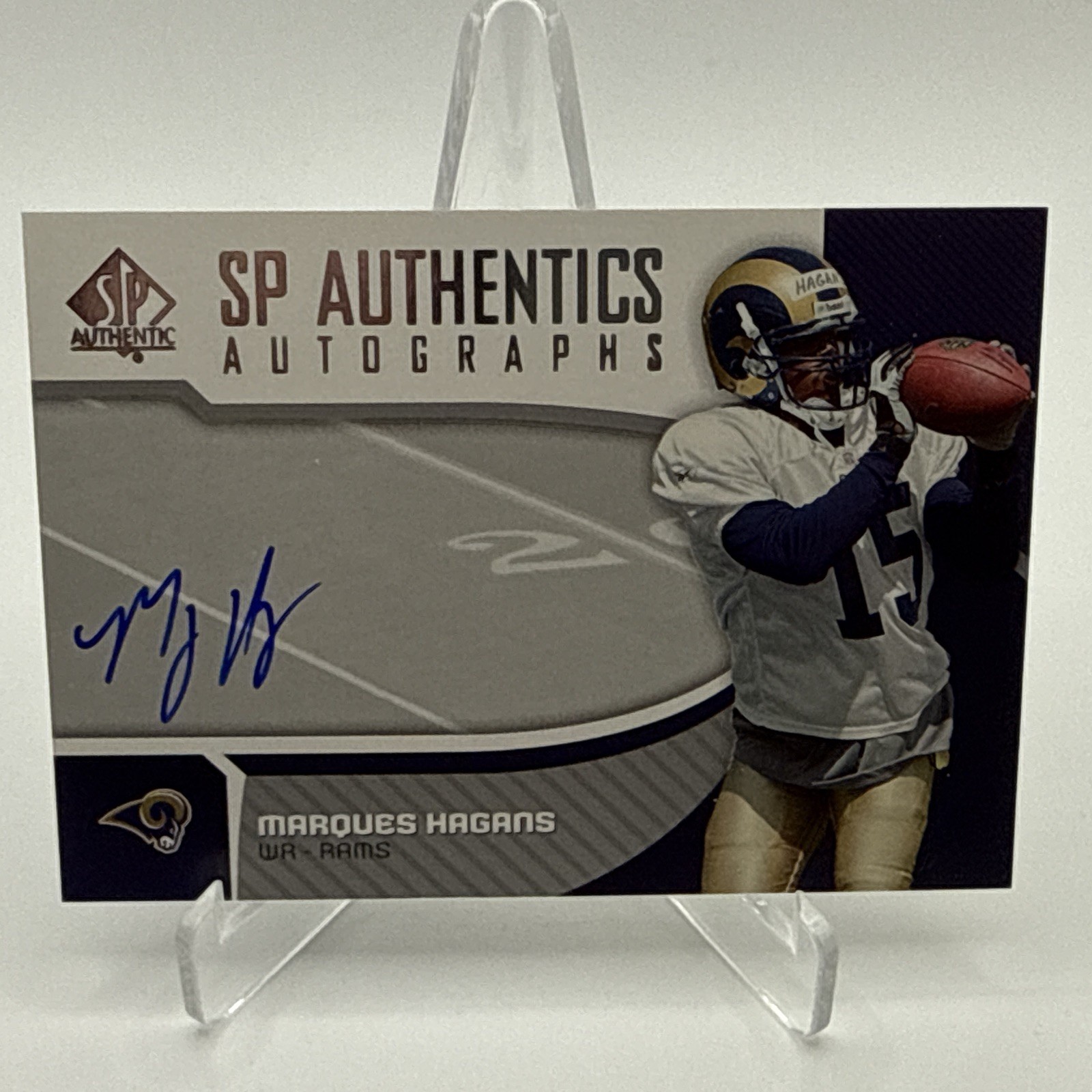 Marques Hagans SP Authentic Autos #SPMH Base