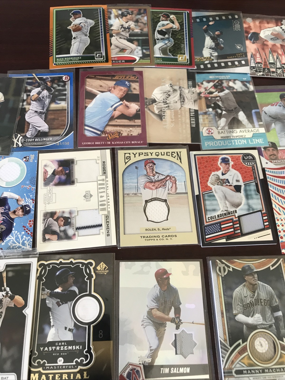 Baseball Card Lot of 60: Numbered/Patches/Autos view 5