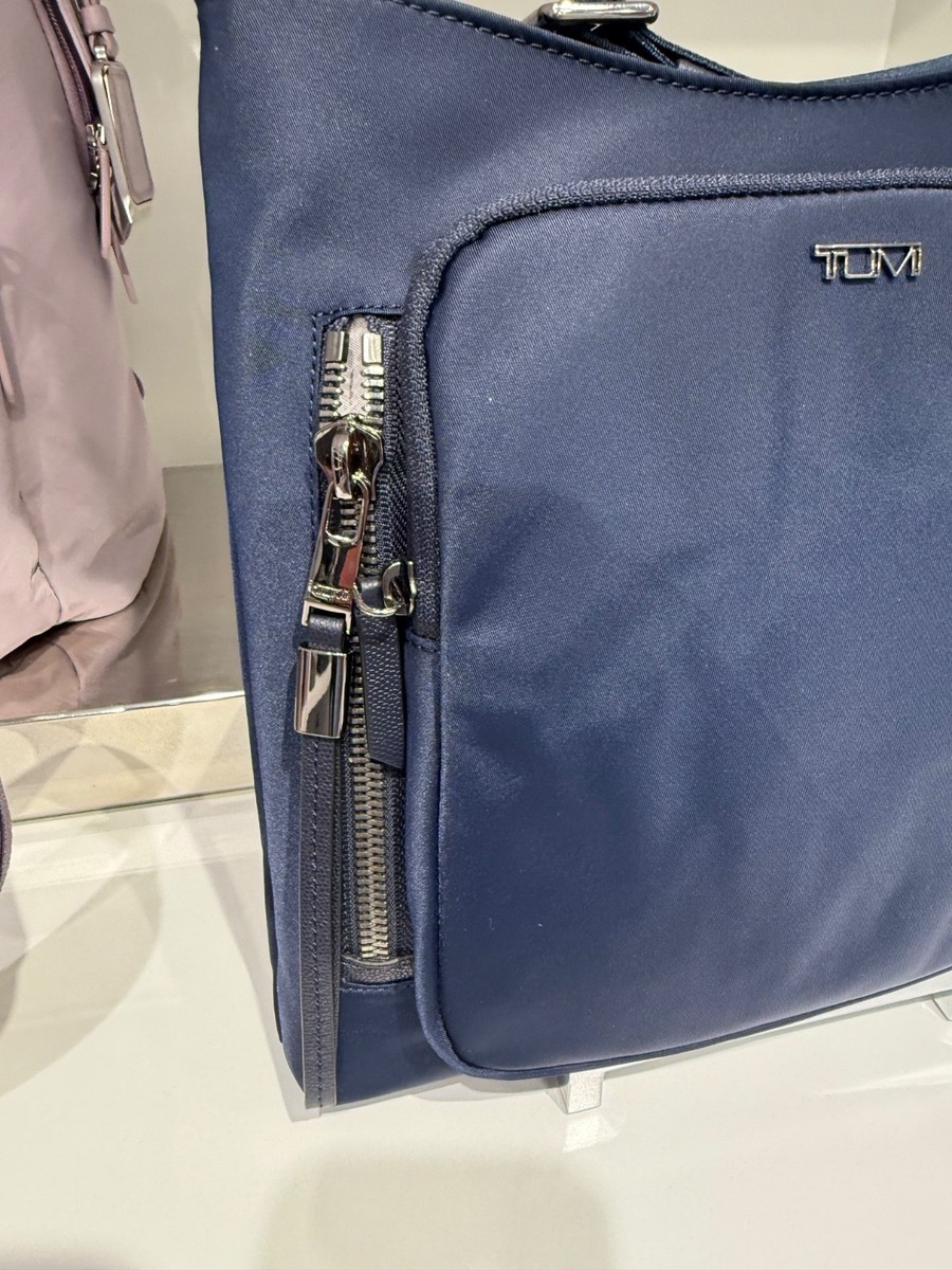 NEW Tumi Voyageur TYLER 10.25” Nylon Crossbody Bag - INDIGO BLUE w