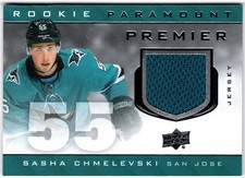 2020-21 Upper Deck Premier Rookie Paramount Jersey Relics SASHA CHMELEVSKI #P-SC