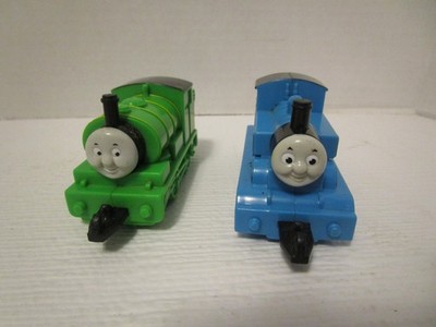 Thomas the Train #1 & Percy #6 Subway Kids Meal Train Engines 2000 Lot of 2