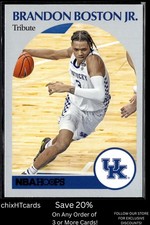 Brandon Boston Jr. 2021 Panini Chronicles Draft Picks #75 Kentucky Wildcats
