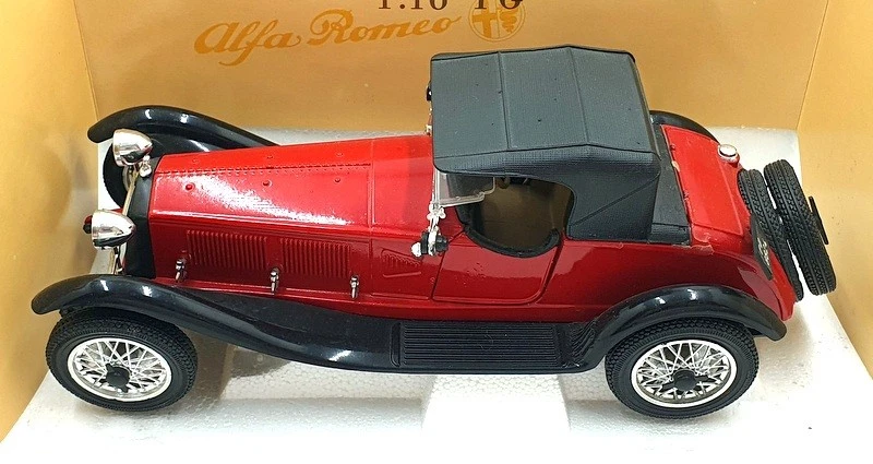 Polistil escala 1/16 diecast TG4 - Alfa Romeo 1750 6C Alfetta - rojo/negro Foto 4 de 4
