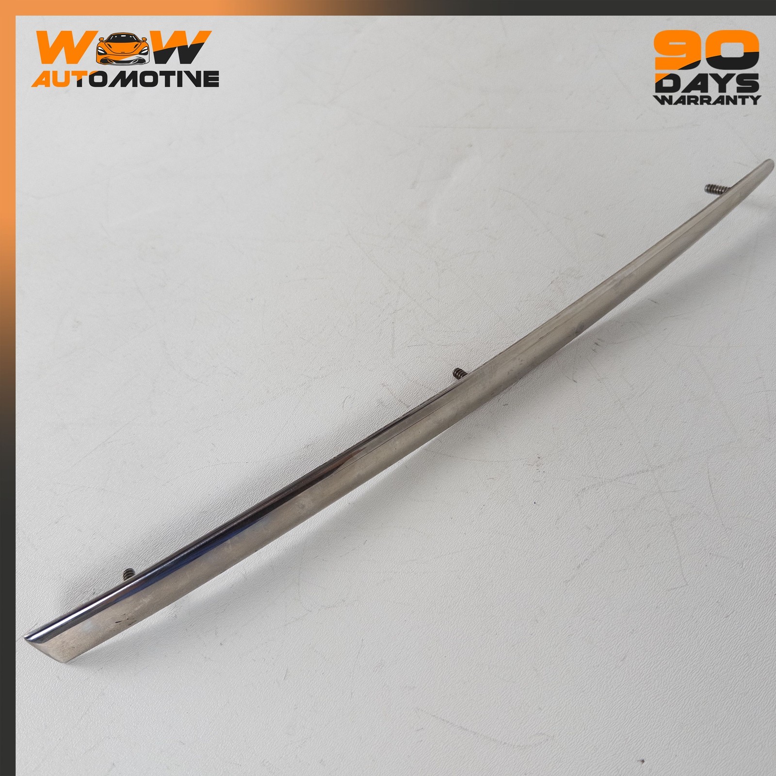 04-11 BENTLEY CONTINENTAL GTC GT REAR LEFT DRIVER SIDE BUMPER TRIM STRIP OEM