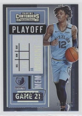 2020-21 Panini Contenders Playoff Ticket 207/249 Ja Morant #75 07zl