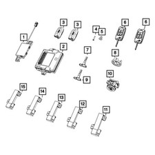 Jeep 68498032AC Keyless Entry Module