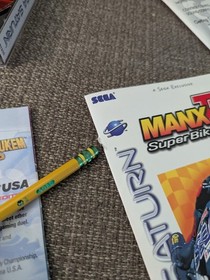 Manx TT Super Bike Sega Saturn CIB Complete w/ Manual & Case Authentic