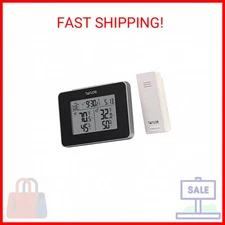 Taylor Wireless Digital Indoor Outdoor Thermometer and Hygrometer, Weather Stati