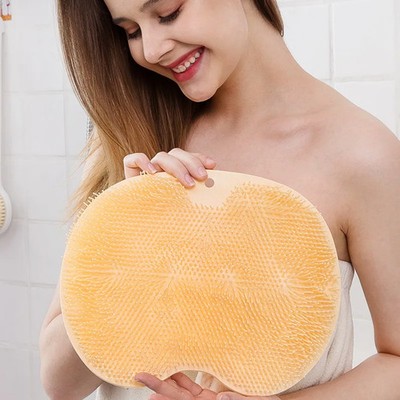 Fußbürste Rückenbürste Massagematte Peeling Silikon Badematte rutschfest