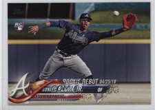 2018 Topps Update Rookie Debut Ronald Acuna Jr #US252 Rookie RC 1j8q
