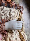 Vintage "Wanda" Bisque Porcelain Doll, 1970s Victorian Style — photo 8