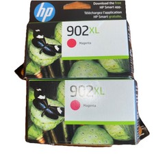Lot Of (2) HP 902XL High Yield Magenta Original Ink Cartridge Exp 1/2026