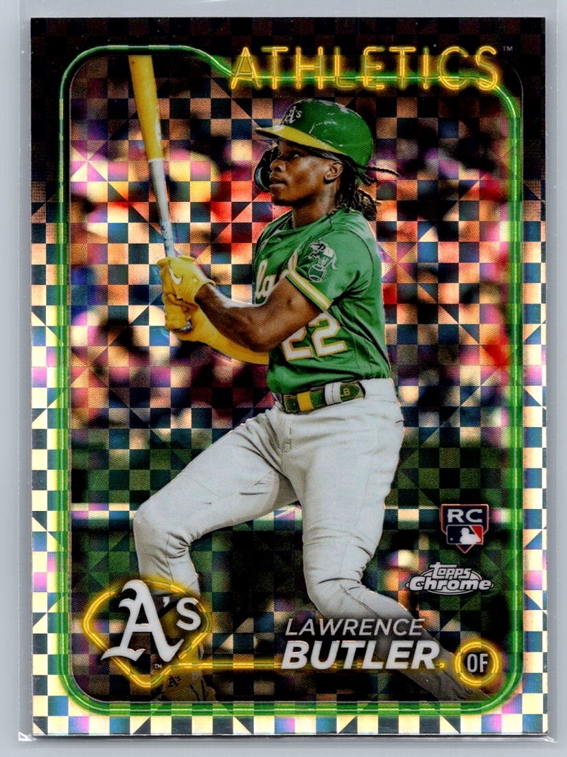 2024 Topps Chrome X-Ffractor #5 Lawrence Butler Oakland Athletics RC