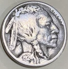 1924s Buffalo nickel, nice original condition FINE+ obv w/full date, VG rev