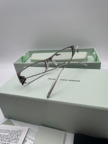 Gentle Monster x Prada 2 A02 Silver Clear (100% Authentic)